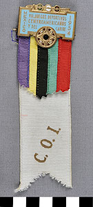Thumbnail of IOC Officials Badge: VII Central American and Caribbean Games  (1977.01.1355)