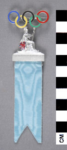 Thumbnail of IOC Officials Badge: London 1939 XXXVI Meeting (1977.01.1374)