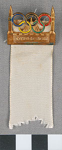 Thumbnail of Olympic Officials Badge: Egypt 1938 (1977.01.1386)