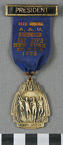 Thumbnail of Officials Badge: 44th Annual AAU Convention (1977.01.1392)