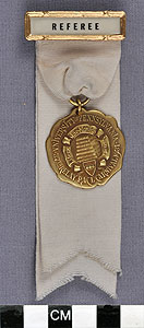 Thumbnail of Referees Badge: University of Pennsylvania 37th Relay Race Carnival (1977.01.1395)