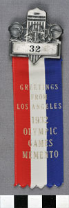 Thumbnail of Commemorative Badge: X Olympiad (1977.01.1397)