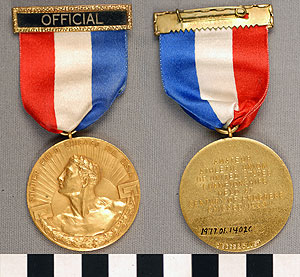 Thumbnail of Officials Badge: Century of Progress, Amateur Athletic Union of United States Championships (1977.01.1402C)