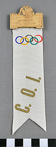 Thumbnail of IOC Member Badge: Second Pan-American Games (1977.01.1414)