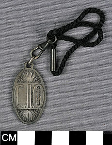 Thumbnail of Identification Medal: Avery Brundage, C.I.O. (1977.01.1429)