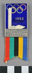 Thumbnail of Officials Badge: XV Summer Olympics (1977.01.1453A)