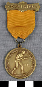 Thumbnail of Officials Badge: Chicago Tribune Golden Gloves Tournament (1977.01.1456)