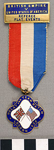Thumbnail of Referee Badge: British Empire v. United States of America (1977.01.1461)