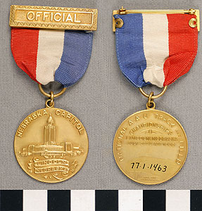 Thumbnail of Officials Badge: National Amateur Athletic Union Track and Field (1977.01.1463)