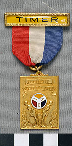 Thumbnail of Official Timer Badge: Illinois Athletic Club (1977.01.1473A)