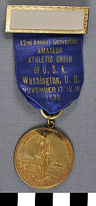 Thumbnail of Badge: 42nd Annual Convention Amateur Athletic Union  (1977.01.1475)