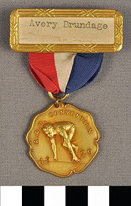 Thumbnail of Identification Badge: Amateur Athletic Union Convention (1977.01.1482B)