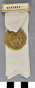 Thumbnail of Referee Badge: 35th Relay Race Carnival, University of Pennsylvania (1977.01.1483)