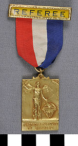 Thumbnail of Referee Badge: American Institute of Banking (1977.01.1489)