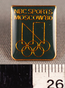 Thumbnail of Commemorative Olympic Pin: "NBC Sports Moscow 