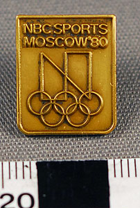Thumbnail of Commemorative Olympic Pin: "NBC Sports Moscow 