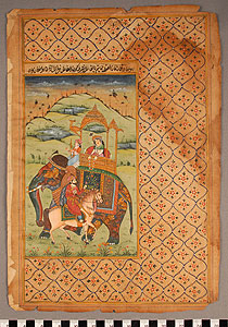 Thumbnail of Painting on Old Document (2010.01.0126E)