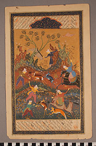 Thumbnail of Painting on Old Document (2010.01.0126G)