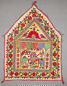 Thumbnail of Toran, Wall or Door Hanging: Ganesha (2010.01.0237)