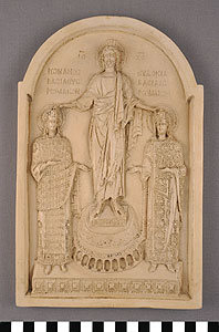 Thumbnail of Plaster Cast of Christ Crowning Romanus II and Eudocia (1912.05.0012)