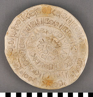 Thumbnail of Plaster Cast Reproduction of The Phaistos Disc (1913.02.0003)