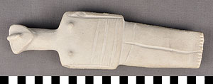 Thumbnail of Plaster Cast Cycladic Figure: Female (1914.04.0003)