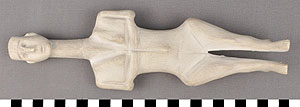 Thumbnail of Plaster Cast Cycladic Figure: Female (1914.04.0005)