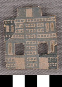 Thumbnail of Reproduction of Minoan Miniature House Plaque (1920.01.0003)