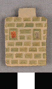Thumbnail of Reproduction of Minoan Miniature House Plaque (1920.01.0005)