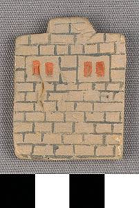 Thumbnail of Reproduction of Minoan Miniature House Plaque (1920.01.0010)