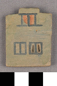 Thumbnail of Reproduction of Minoan Miniature House Plaque (1920.01.0013)
