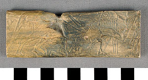 Thumbnail of Plaster Cast of Centaur Plaque Carving (1925.06.0004)
