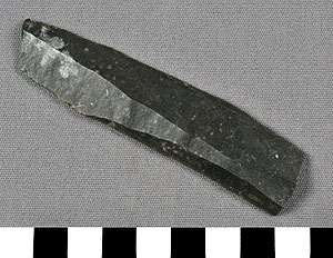 Thumbnail of Stone Tool: Pressure Flaked Blade (1930.08.0050)
