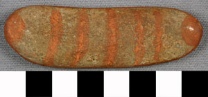 Thumbnail of Stone Tool: Painted Pebble (1930.08.0060)