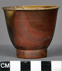 Thumbnail of Tea Service: Raku Tea Cup, Tourist Ware (1948.09.0003B)