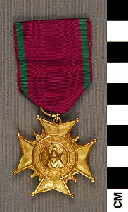 Thumbnail of Medal: Golden Cross of Merit of the Finnish Sport (1977.01.0074B)