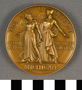 Thumbnail of Presentation Medal: City of Detroit (1977.01.0502)