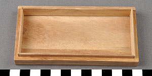 Thumbnail of Bottom of Balsa Case for Pin (1977.01.0972C)