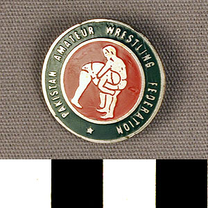 Thumbnail of Membership Pin: Pakistan Amateur Wrestling Federation (1977.01.1026)