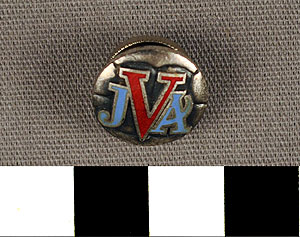 Thumbnail of Tie Tack:  "J.V.A." (1977.01.1029)