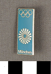 Thumbnail of Commemorative Pin for XX Summer Olympics in Munich (1977.01.1059M)