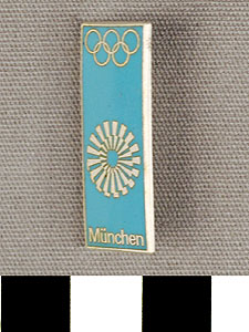 Thumbnail of Commemorative Pin for XX Summer Olympics in Munich (1977.01.1059S)