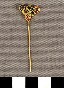 Thumbnail of Commemorative Olympic Stick Pin: Turkey (1977.01.1064)