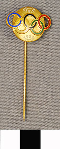 Thumbnail of Commemorative Olympic Stick Pin: Berlin 1930 (1977.01.1086)