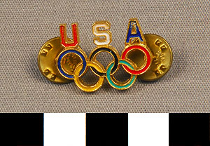 Thumbnail of Commemorative Olympic Pin: U.S.A. (1977.01.1149)