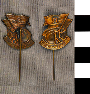 Thumbnail of Commemorative Stick pin: Nepstadion, People