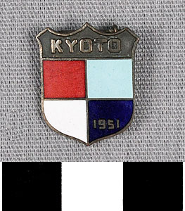 Thumbnail of Commemorative Pin: "Kyoto 1951" ()