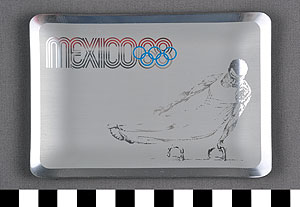 Thumbnail of Commemorative Olympic Ashtray (1977.01.1370A)