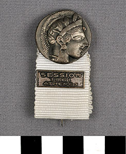 Thumbnail of Identification Badge: Athens Olympic Games (1977.01.1391A)