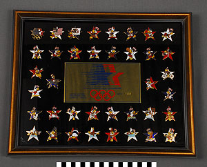 Thumbnail of Commemorative Pin Set - Plaque (1984.04.0001AM)